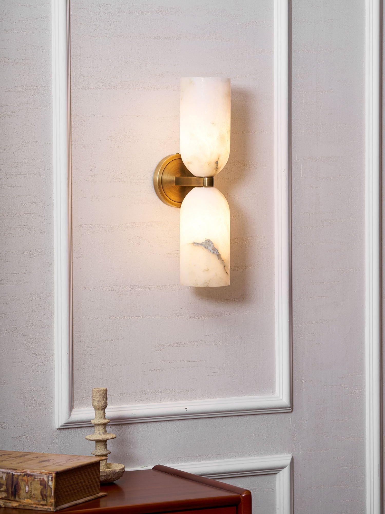 Nexus Modern Alabaster Wall  Light