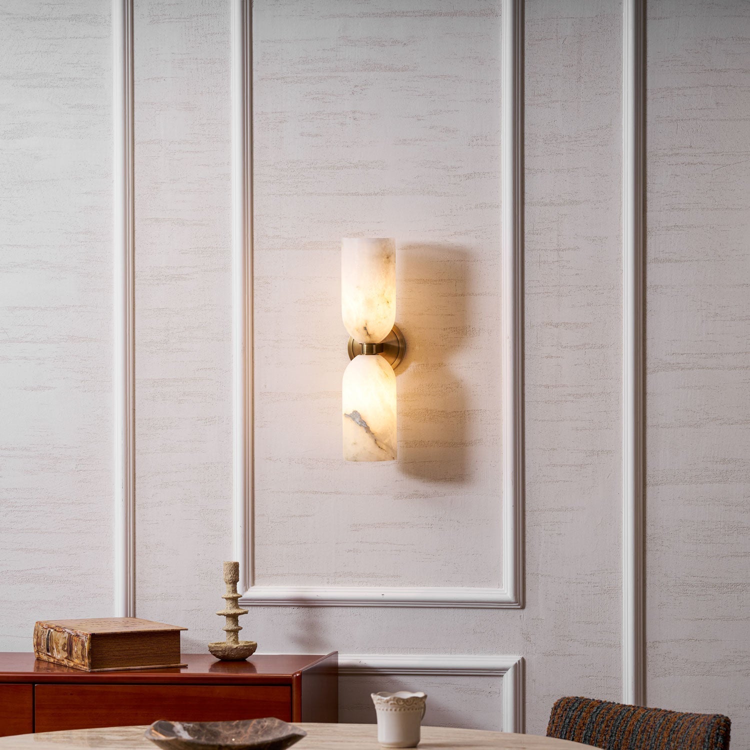 Nexus Modern Alabaster Wall  Light