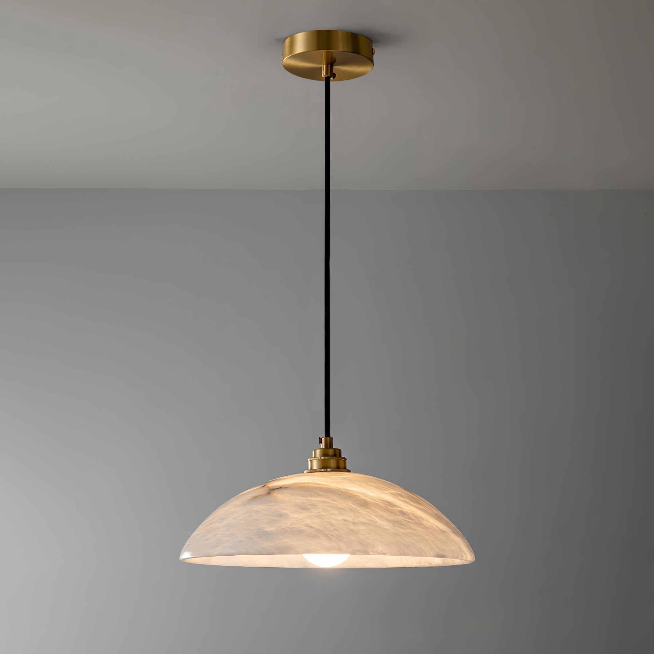 Nerea Minimalist Alabaster Pendant Light - Letslighting