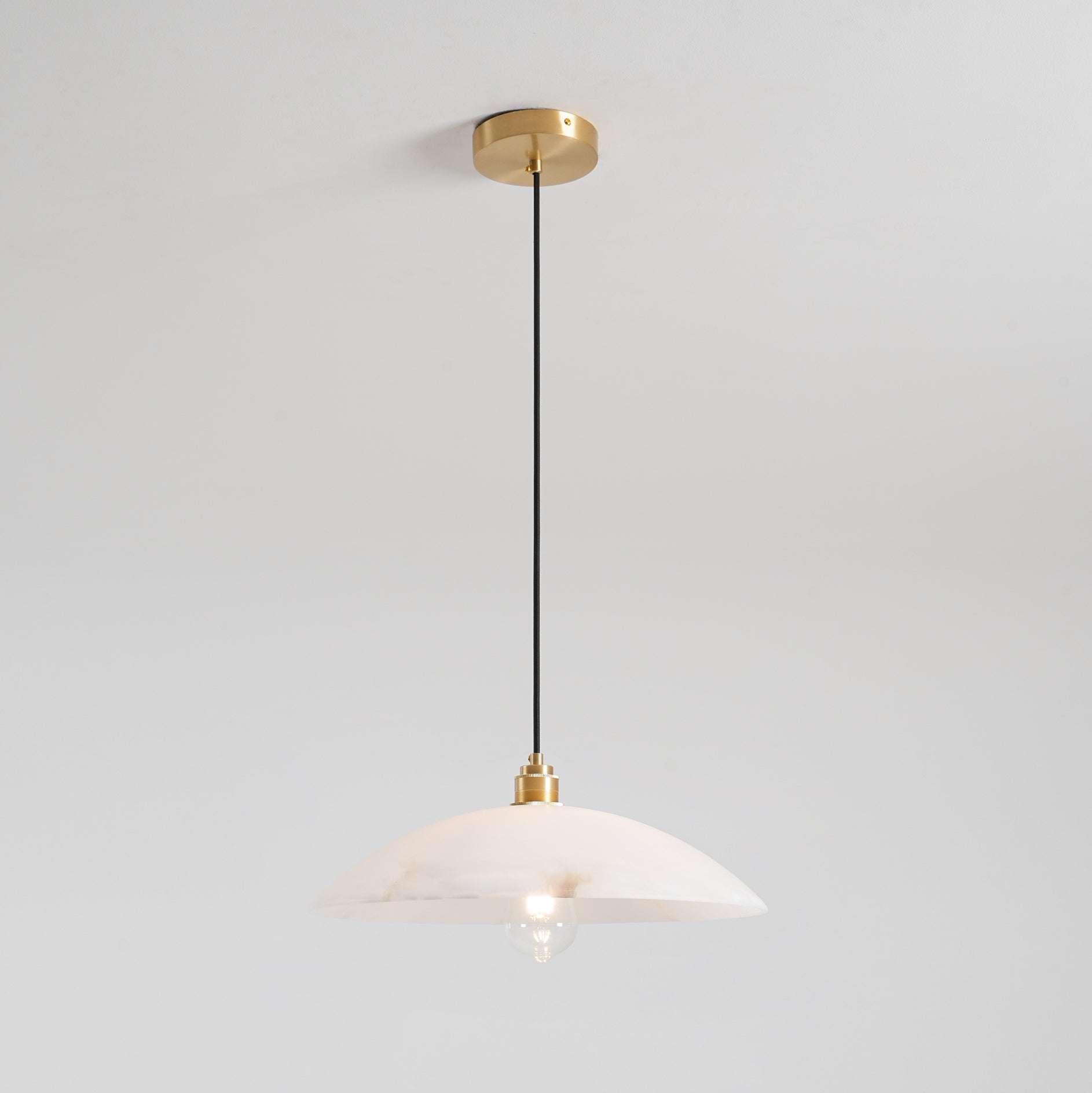 Nerea Minimalist Alabaster Pendant Light - Letslighting