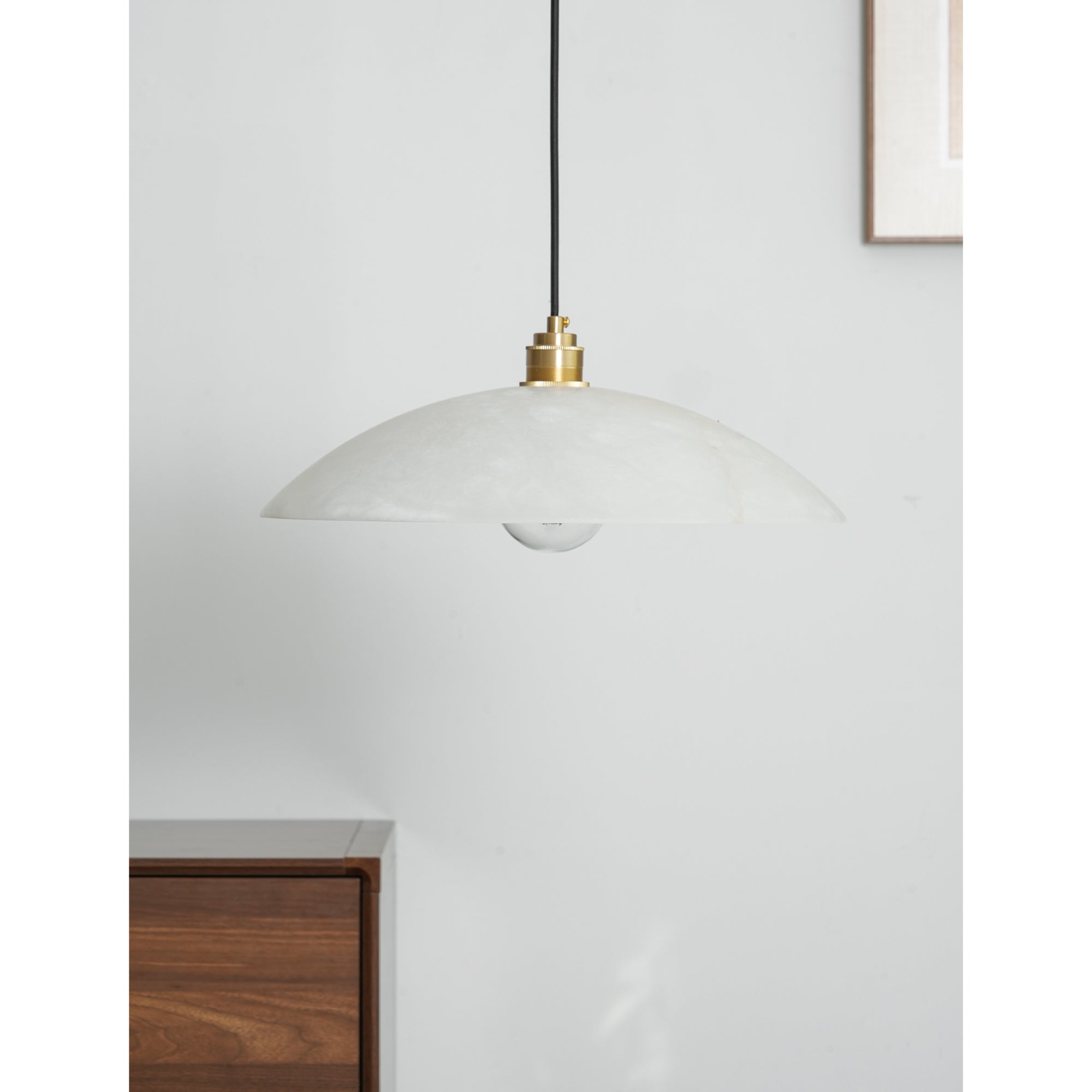 Nerea Minimalist Alabaster Pendant Light - Letslighting