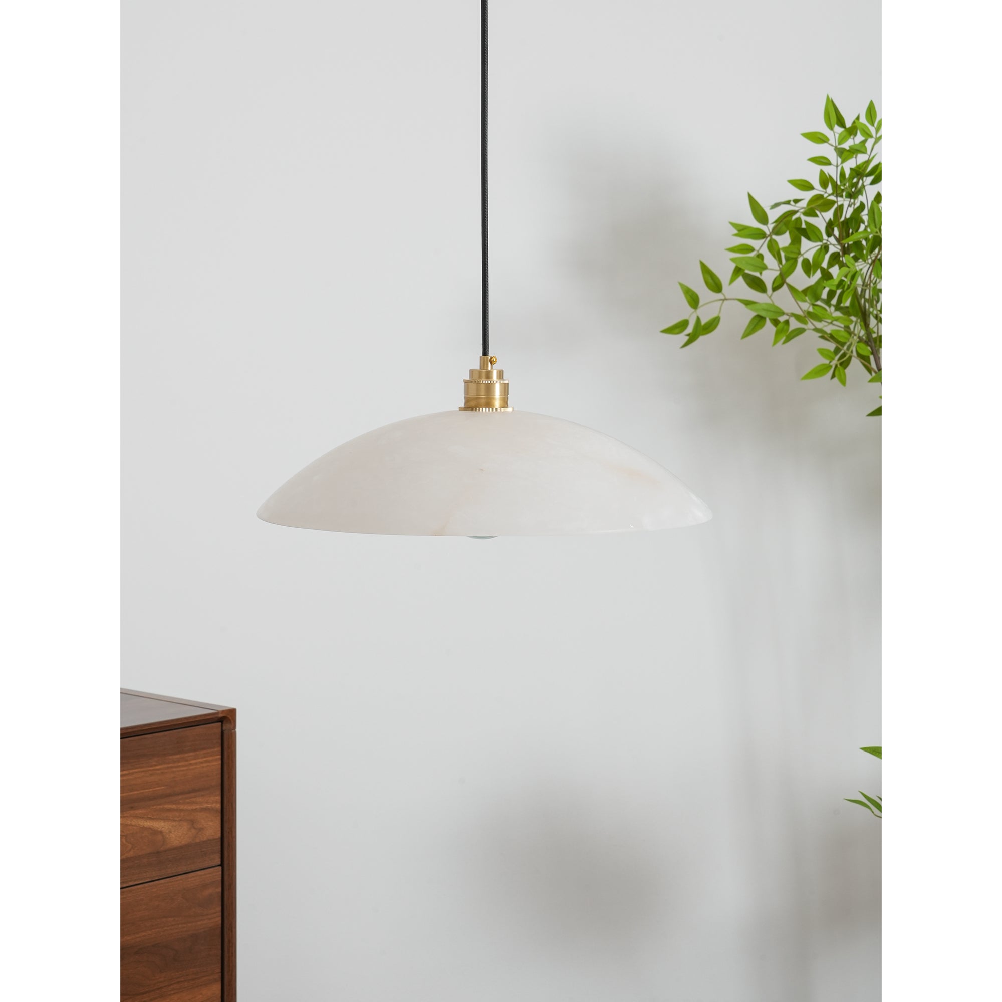 Nerea Minimalist Alabaster Pendant Light - Letslighting