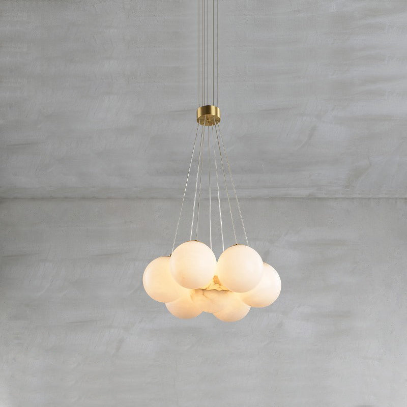Norduvyd Chandelier Métal Lunaire Créativité Salon - Neutralighting