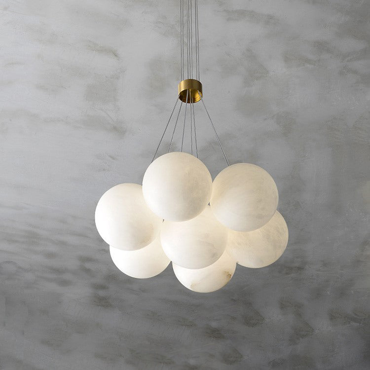 Norduvyd Chandelier Métal Lunaire Créativité Salon - Neutralighting