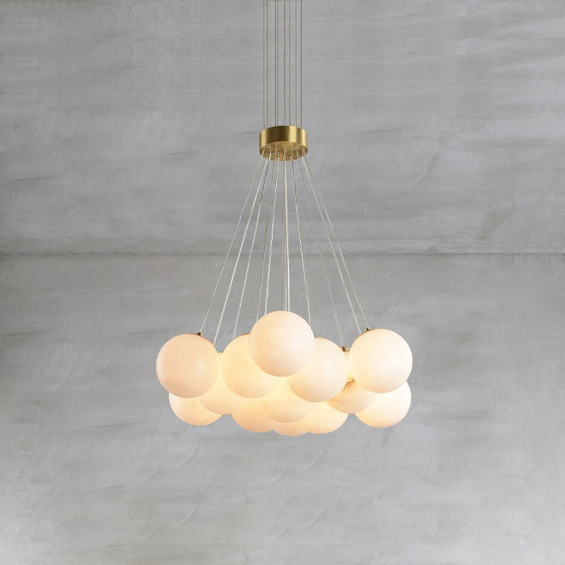 Norduvyd Chandelier Métal Lunaire Créativité Salon - Neutralighting