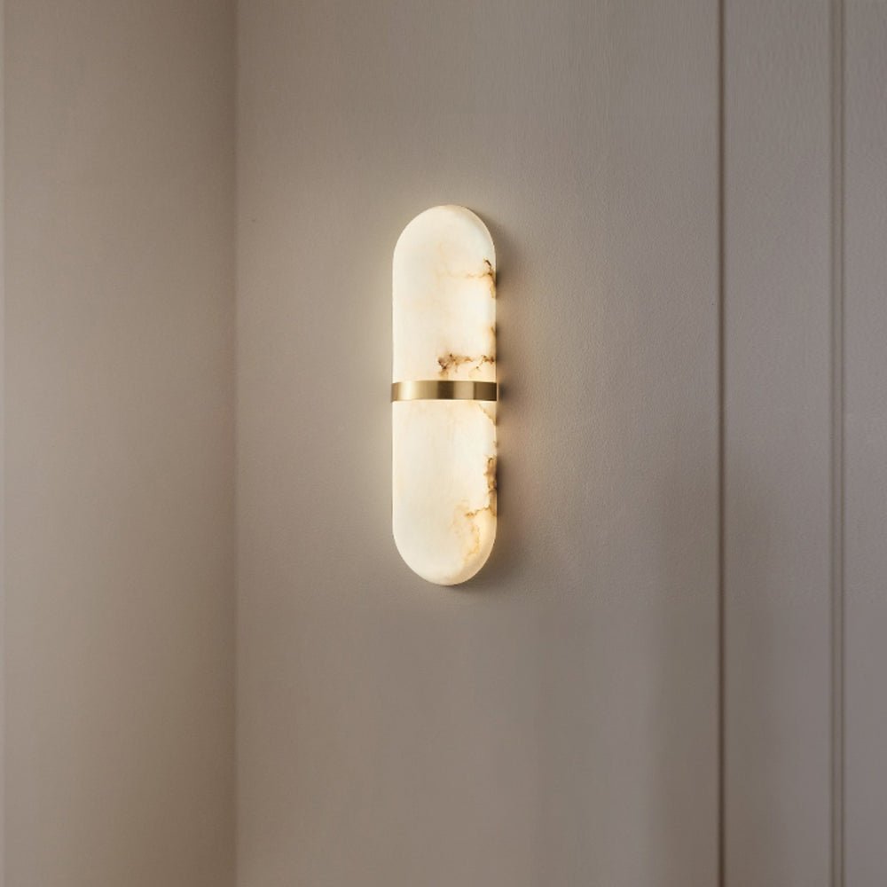 Ostruvyd Luxury Pill Alabaster Wall Lamp - Neutralighting