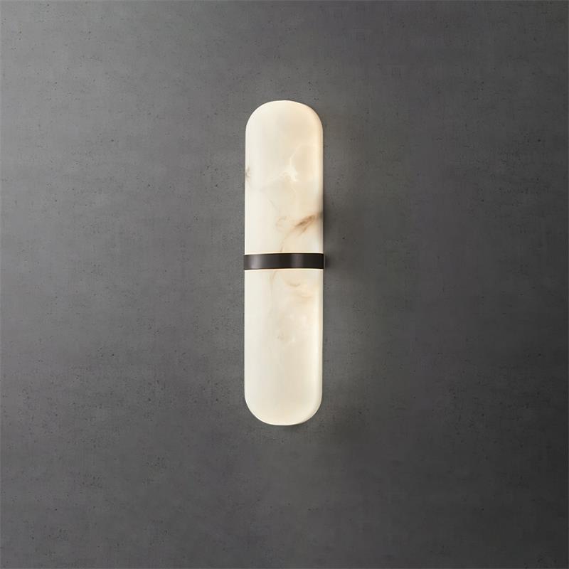 Ostruvyd Luxury Pill Alabaster Wall Lamp - Neutralighting