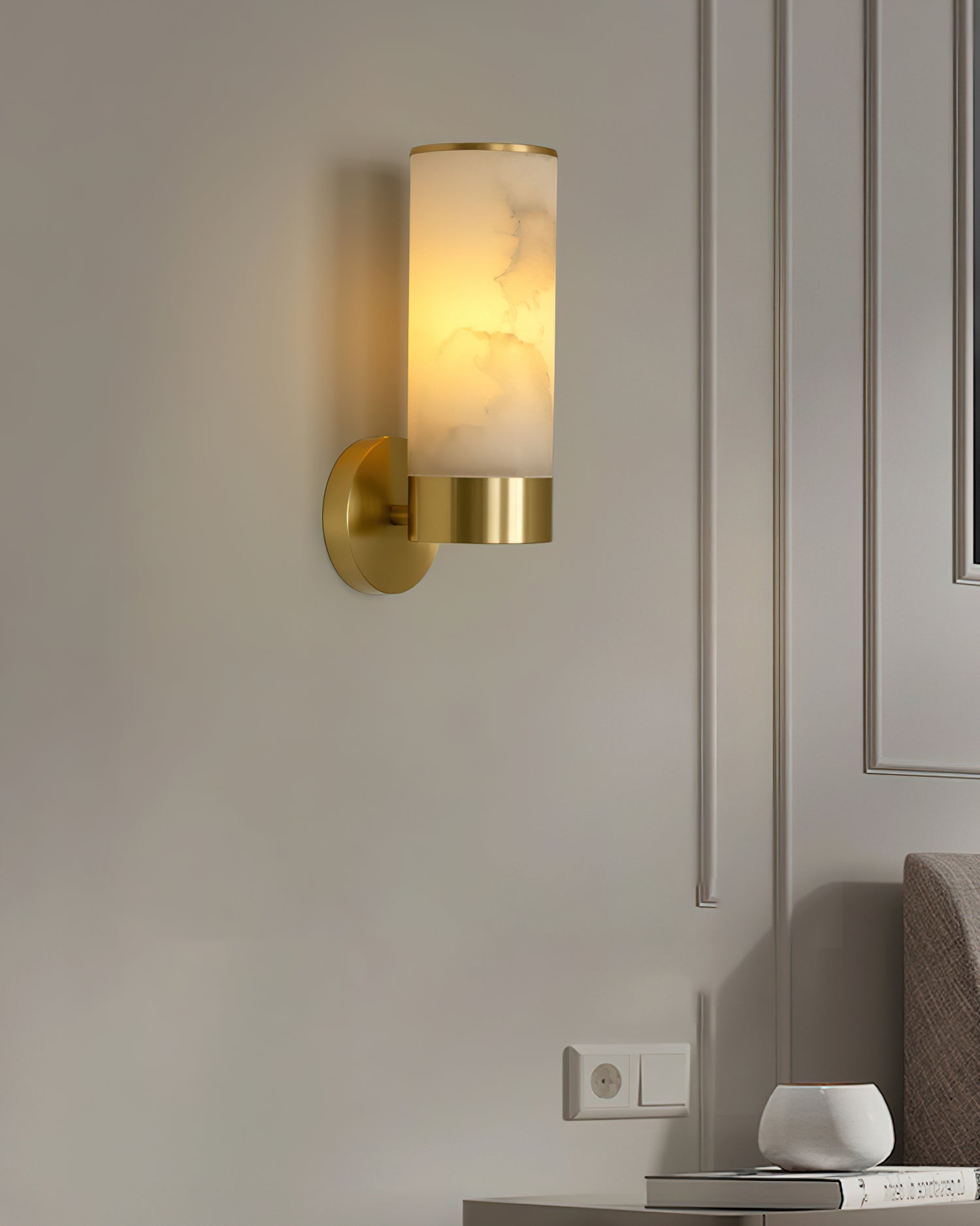 Alistair Alabaster Wall Sconce
