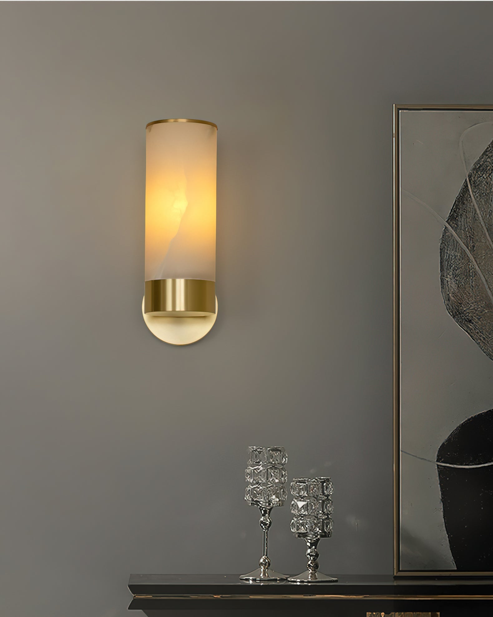 Alistair Alabaster Wall Sconce