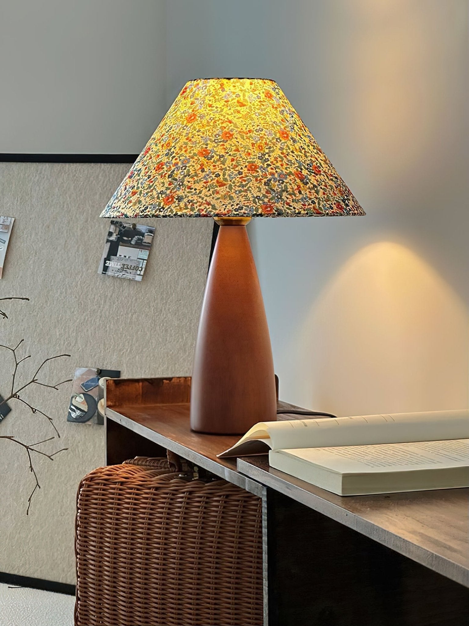 Candice Vintage Wood Table Lamp - Letslighting