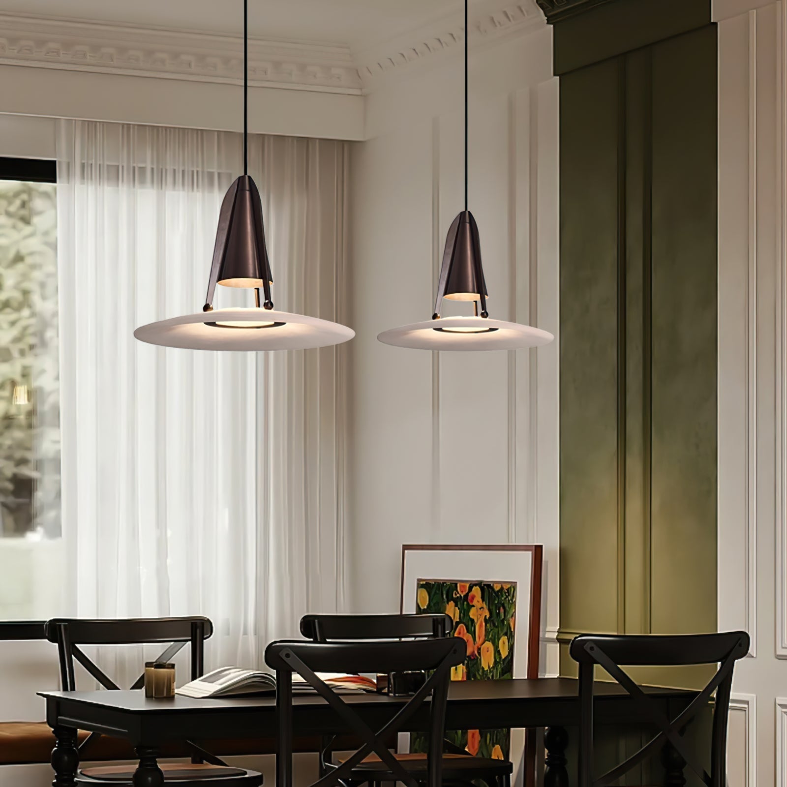 Aragon Pendant Light Alabaster Fusion - Neutralighting