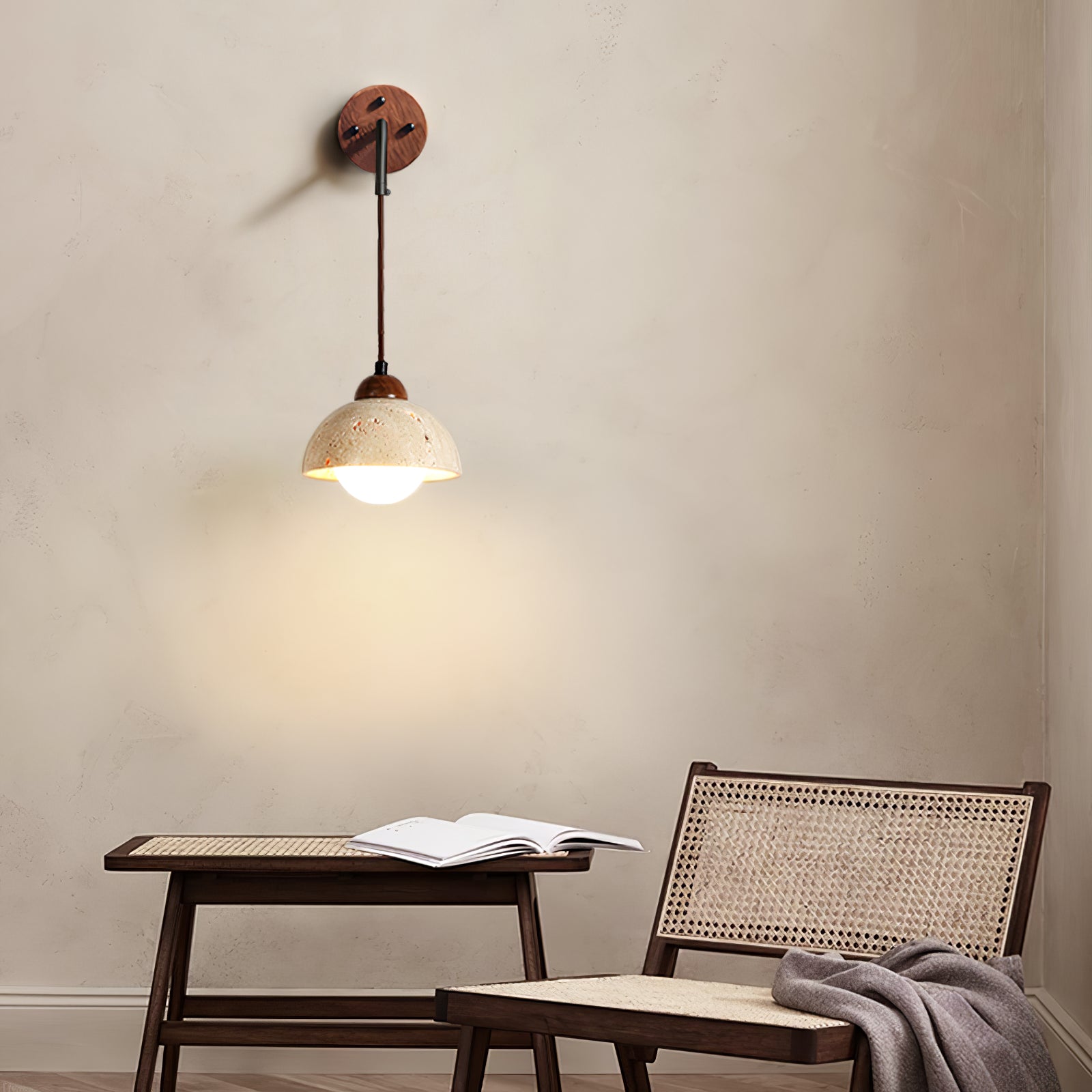 Alcarion Travertin Applique Lumière - Neutralighting