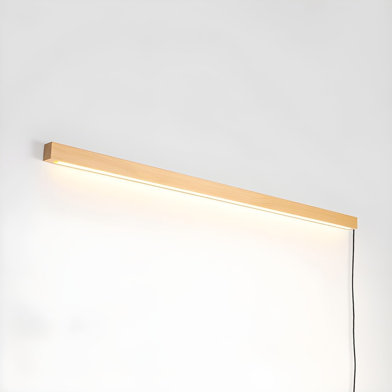 Lustra Wall Lamp Linear Wood Plug In - Neutralighting