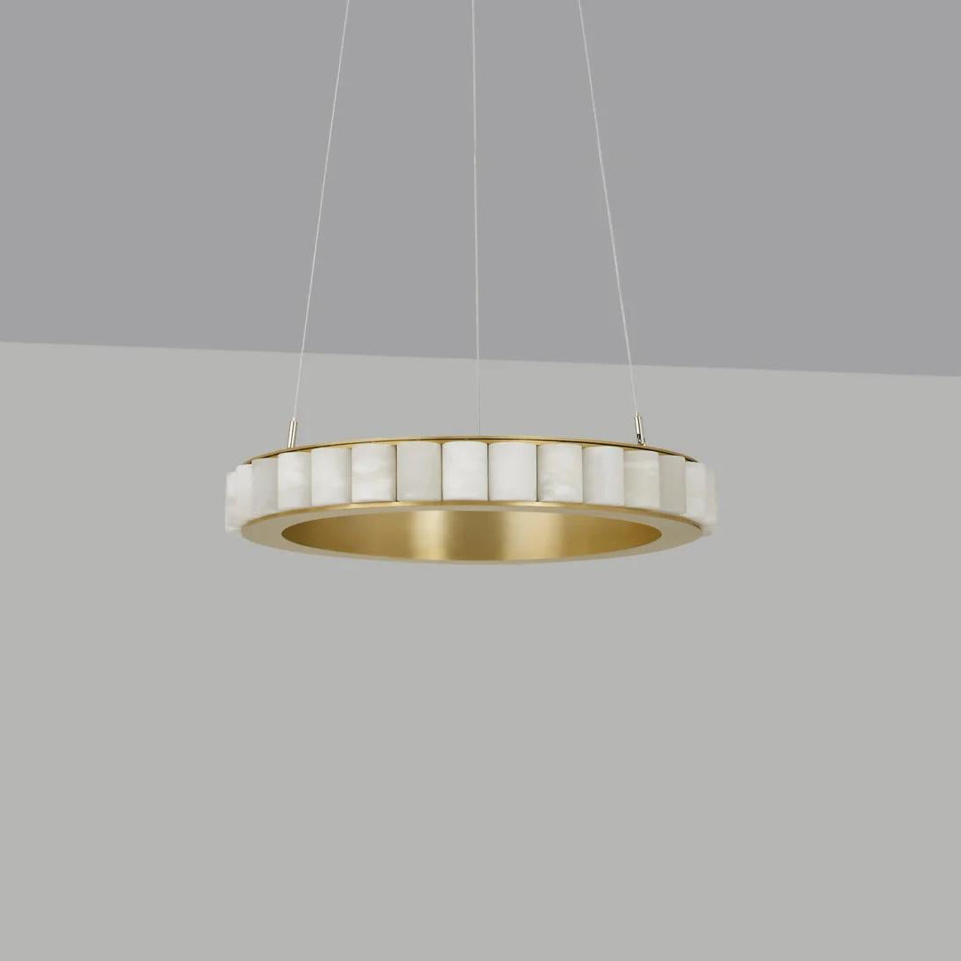 Sifuvyh Postmodern Luxury Stainless Alabaster Chandelier - Neutralighting