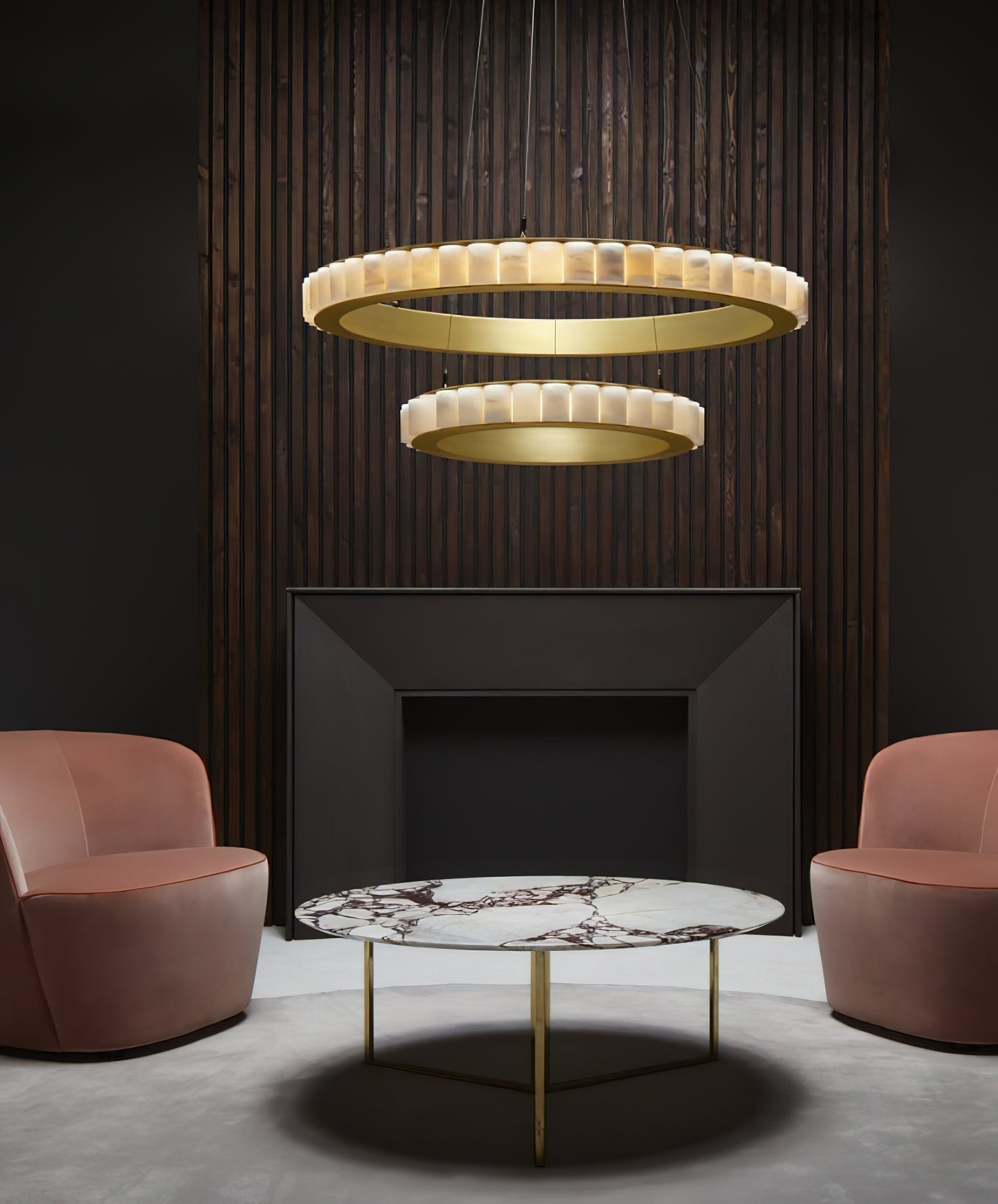 Sifuvyh Postmodern Luxury Stainless Alabaster Chandelier - Neutralighting