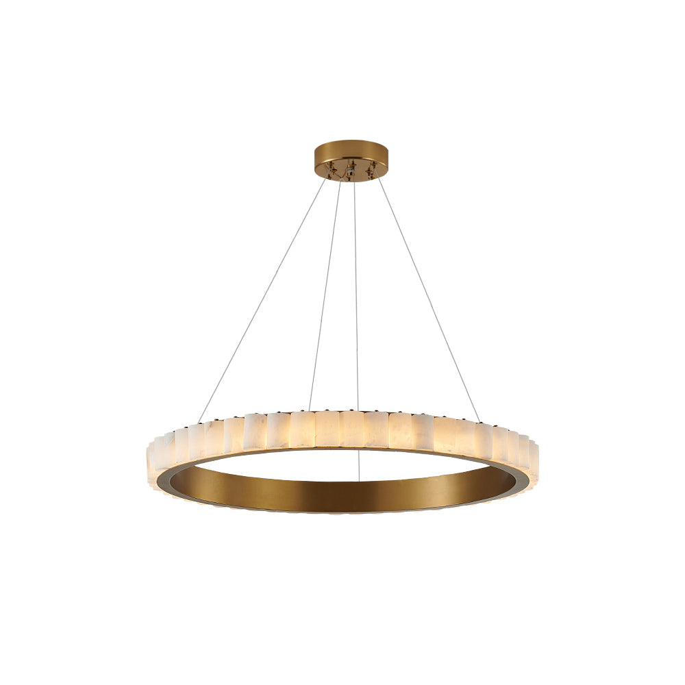 Sifuvyh Postmodern Luxury Stainless Alabaster Chandelier - Neutralighting