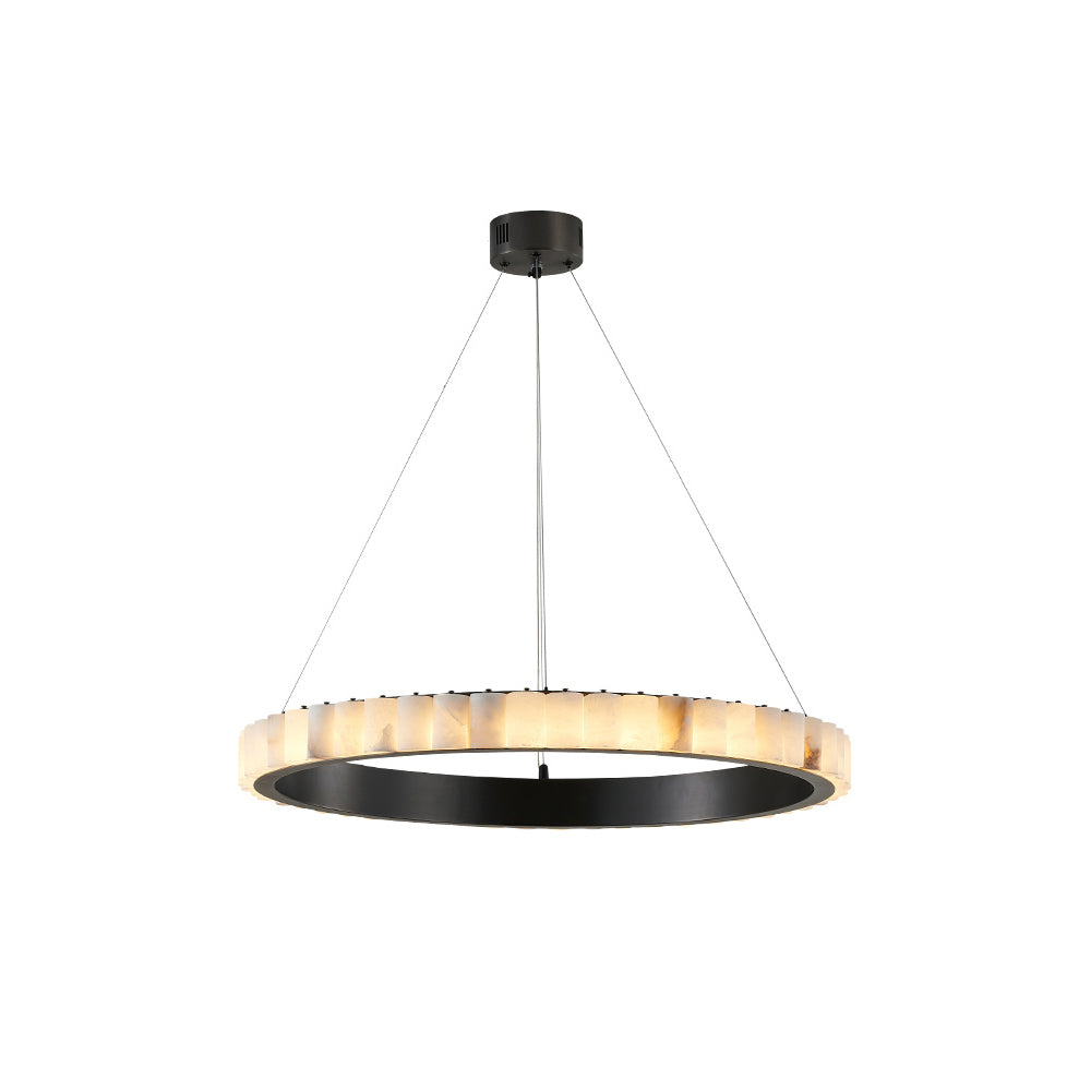 Sifuvyh Postmodern Luxury Stainless Alabaster Chandelier - Neutralighting