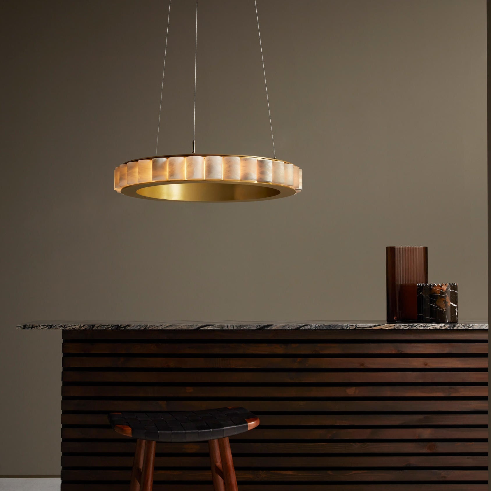 Sifuvyh Postmodern Luxury Stainless Alabaster Chandelier - Neutralighting