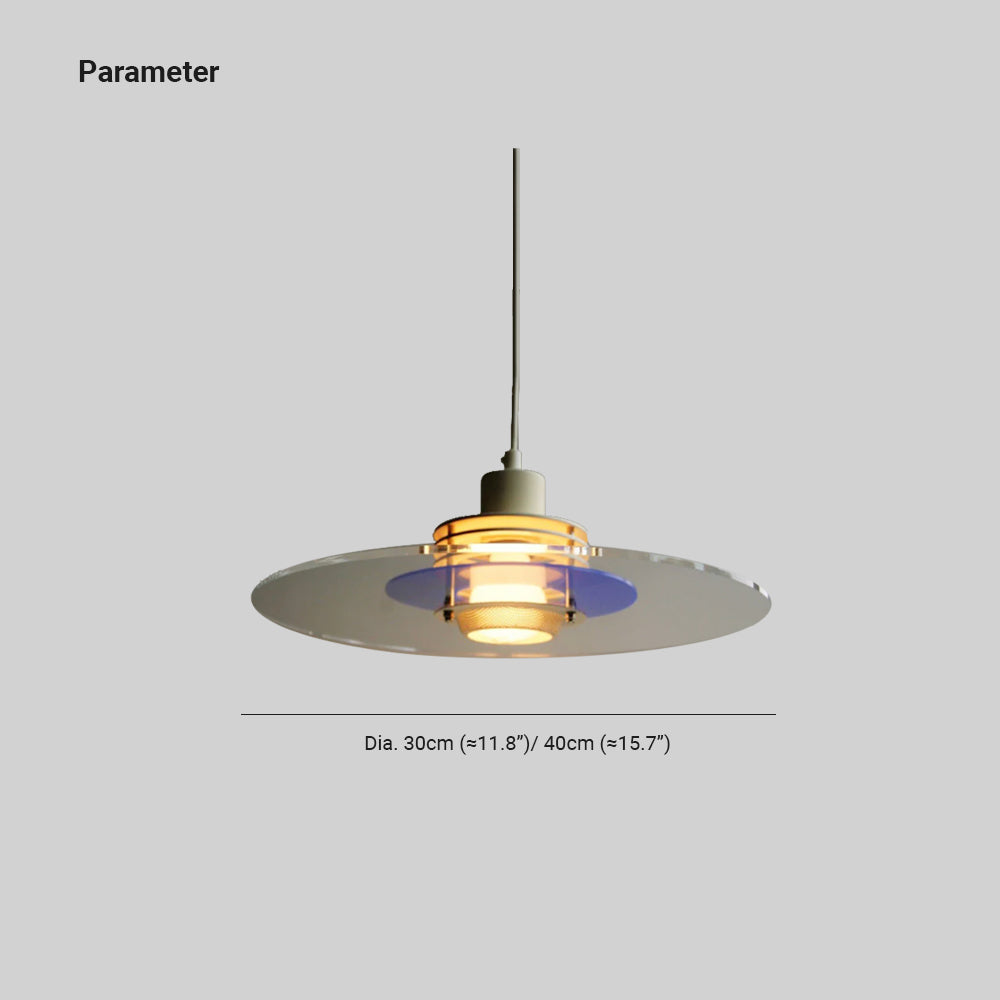 Valentina Minimalism LED Pendant Light Metal/Glass/Acrylic Bedroom