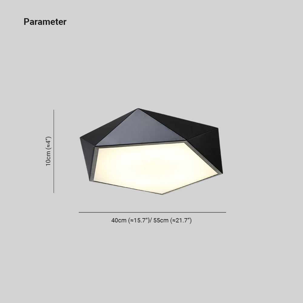 Arisha Flush Mount Ceiling Light, DIA 40/55CM