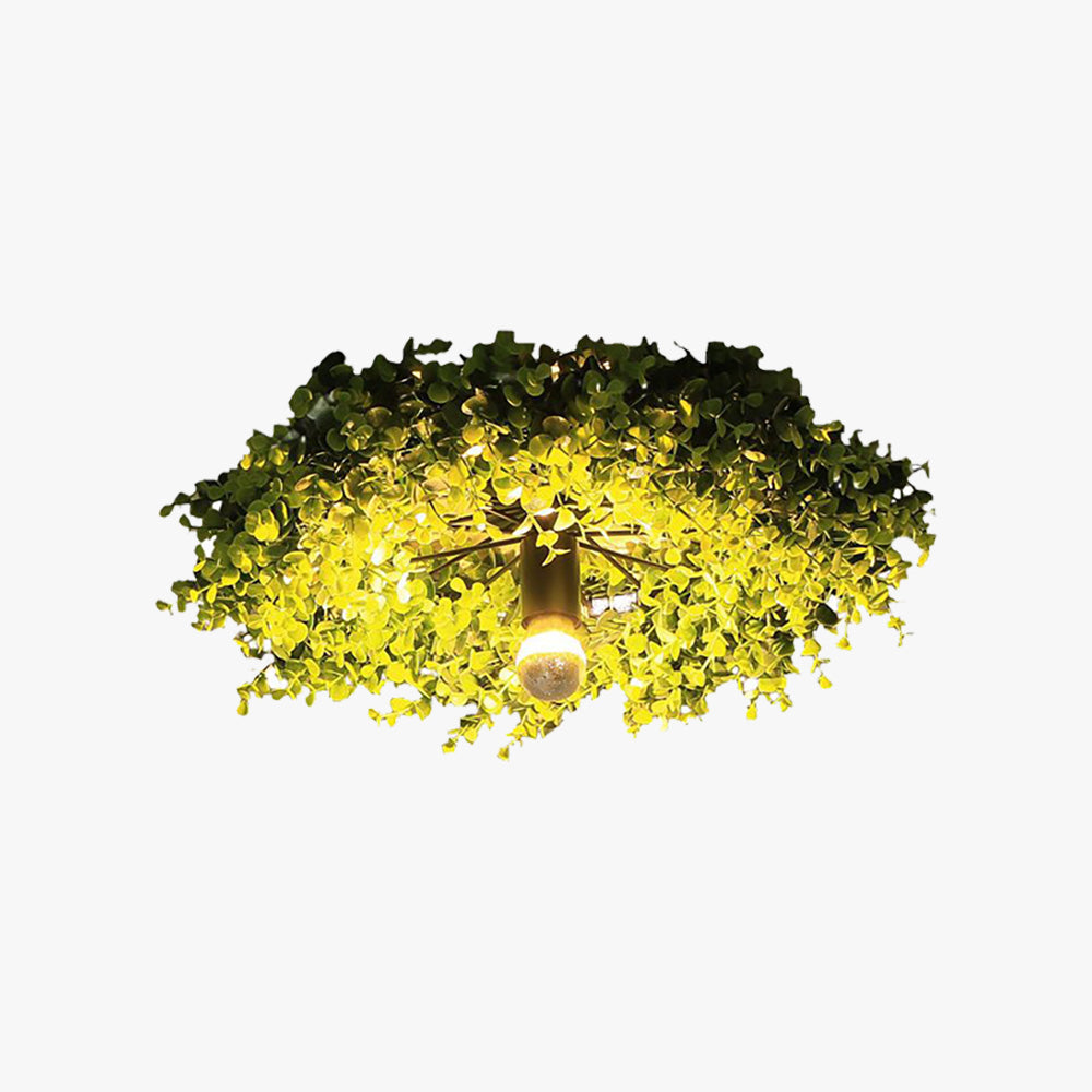 Ritta Modern Plant Flush Mount Ceiling Light