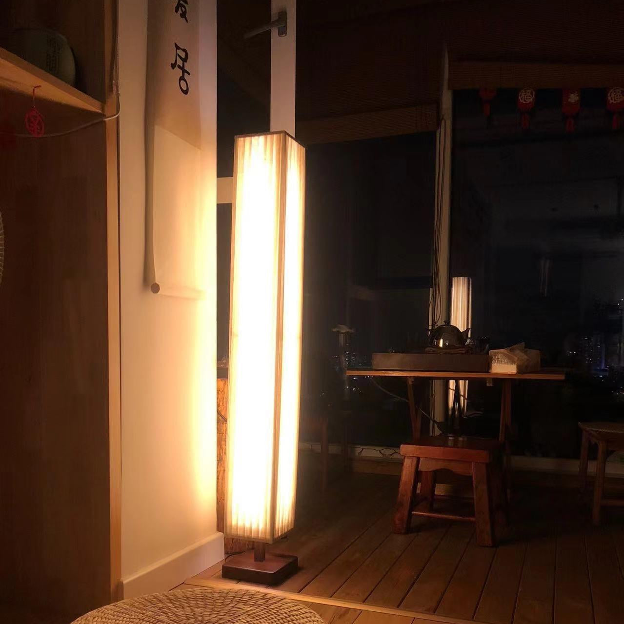 Vesolyre Japandi Fabric Floor Lamp - Letslighting