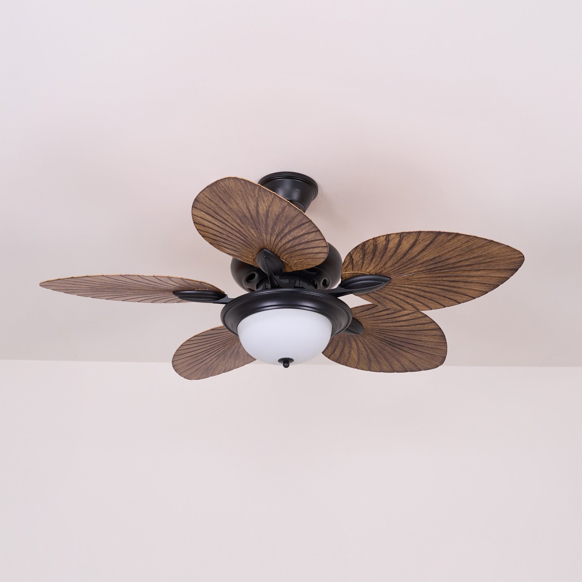Alora Tropical Wood Ceiling Fan Light - Letslighting