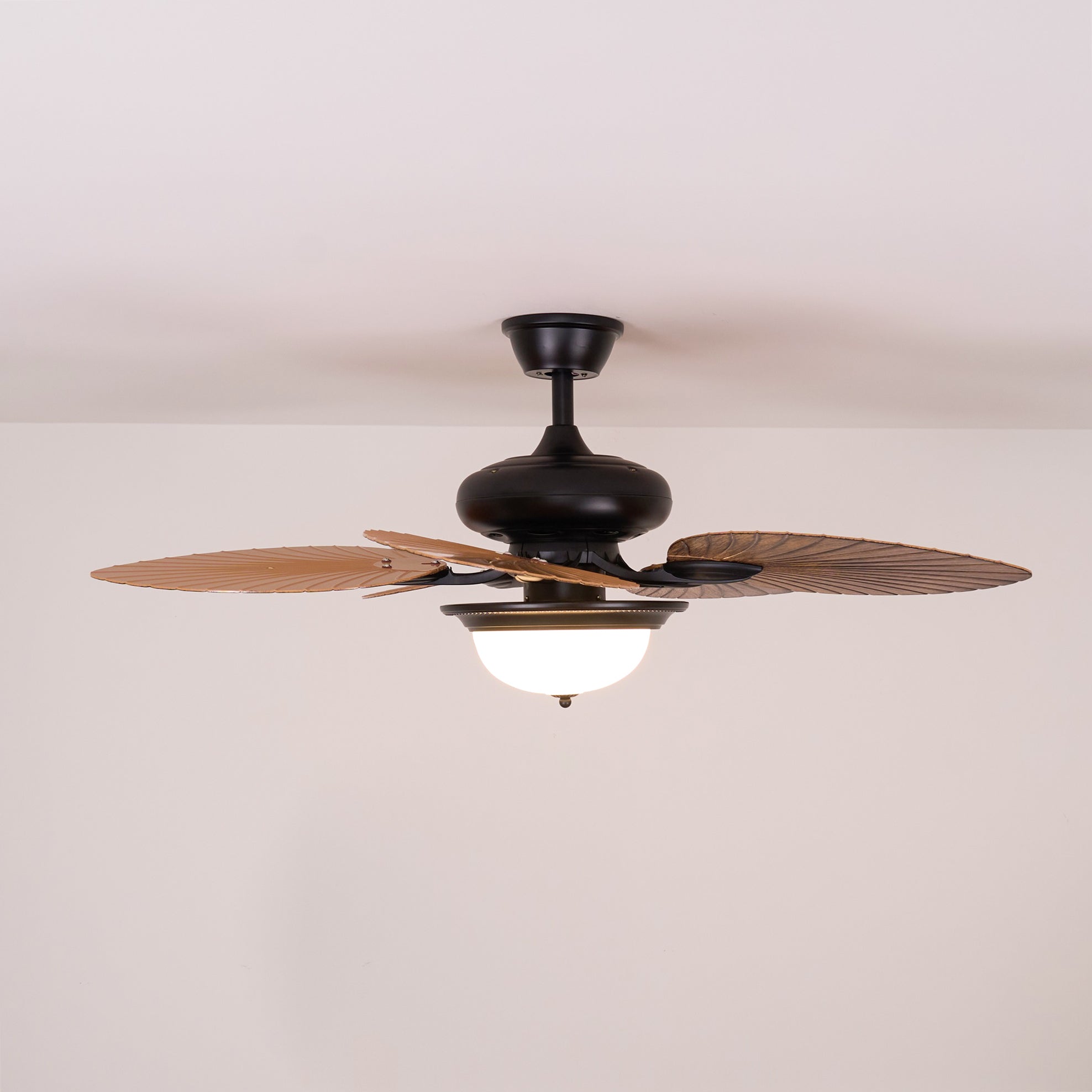 Alora Tropical Wood Ceiling Fan Light - Letslighting