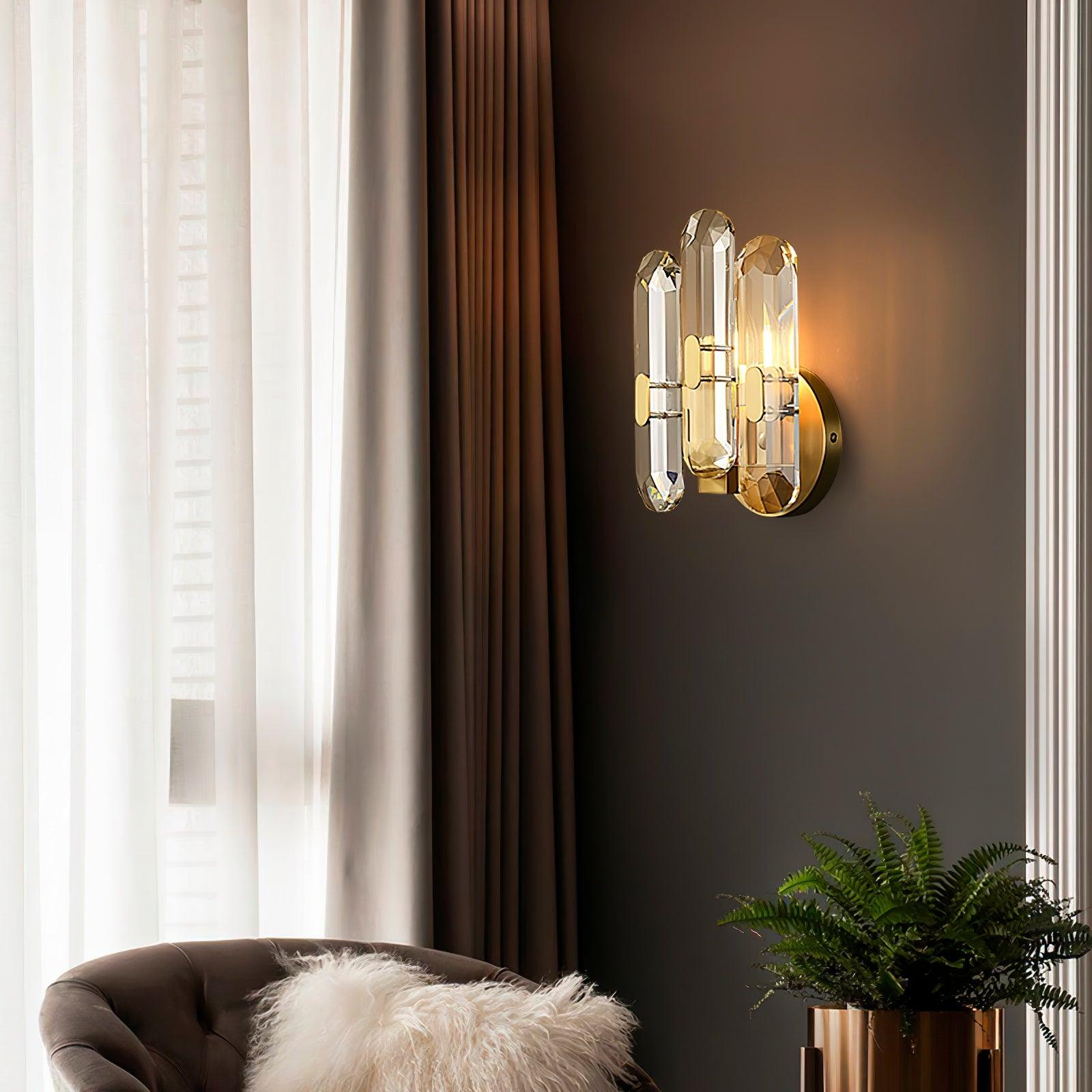 Kristy Postmodern Luxury Crystal Sconce Wall Lamp - Letslighting