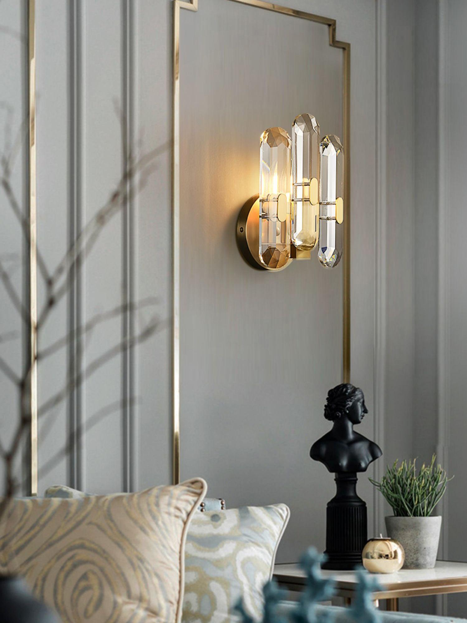 Kristy Postmodern Luxury Crystal Sconce Wall Lamp - Letslighting