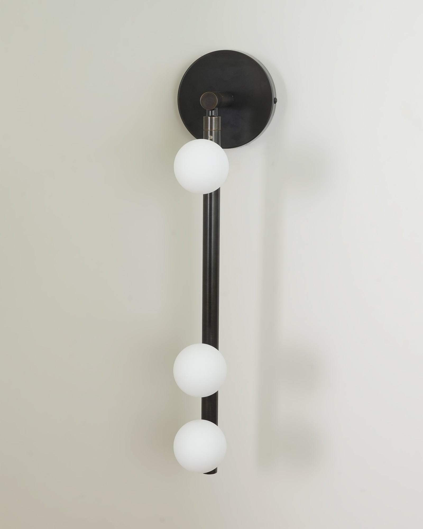 Rory Modern Minimalist Tube Brass Glass Wall Lamp - Letslighting