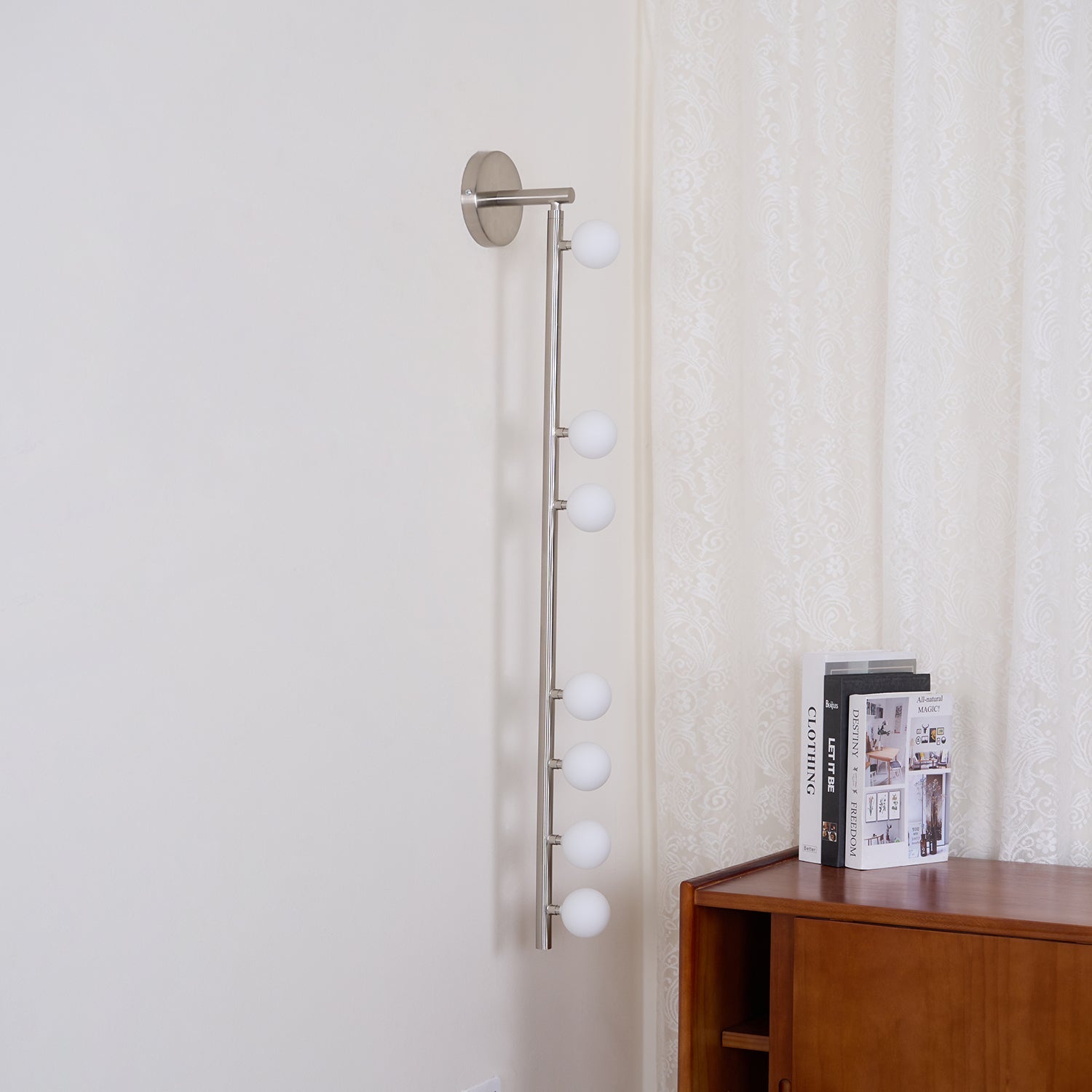 Rory Modern Minimalist Tube Brass Glass Wall Lamp - Letslighting