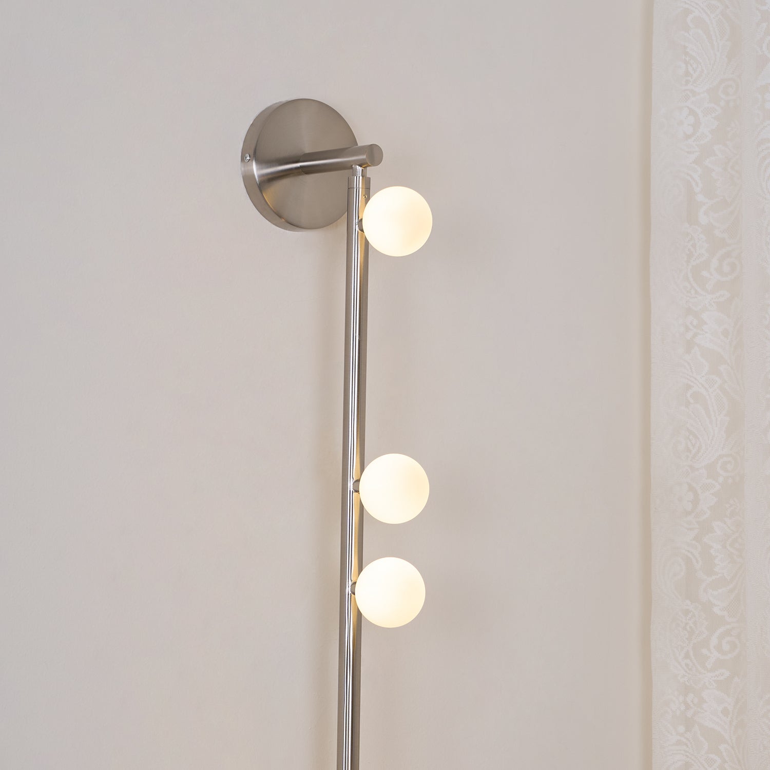 Rory Modern Minimalist Tube Brass Glass Wall Lamp - Letslighting