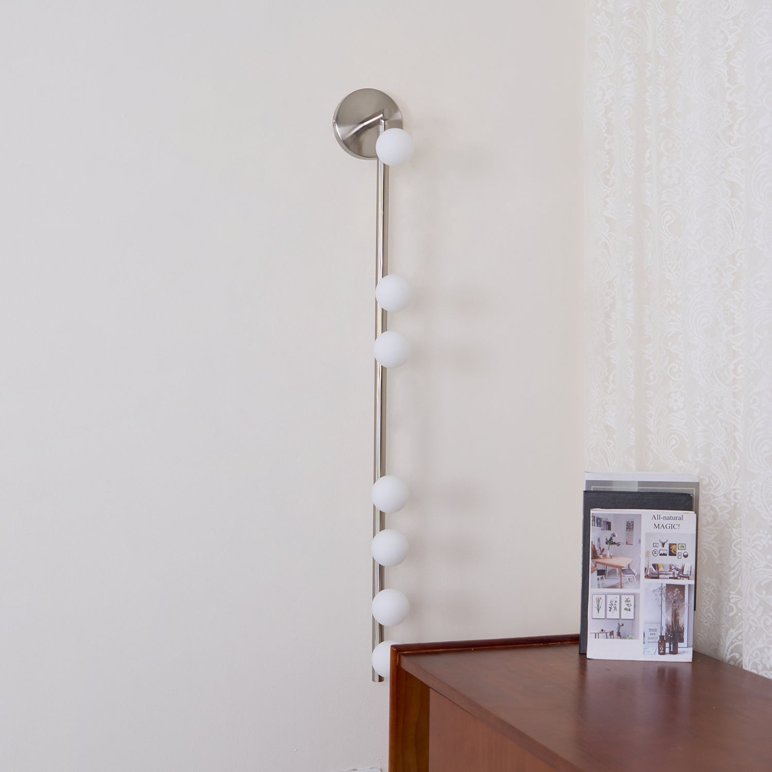 Rory Modern Minimalist Tube Brass Glass Wall Lamp - Letslighting