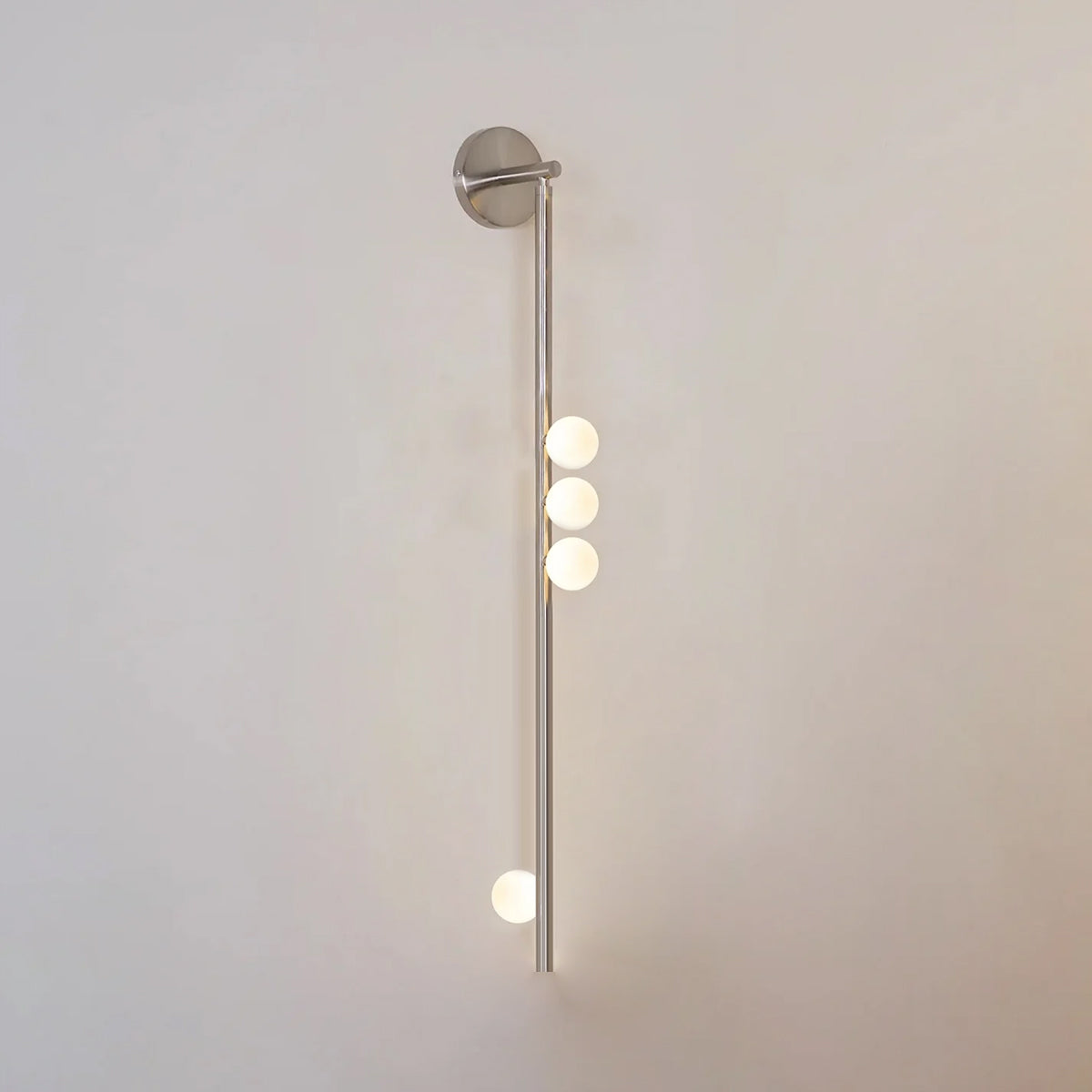 Rory Modern Minimalist Tube Brass Glass Wall Lamp - Letslighting