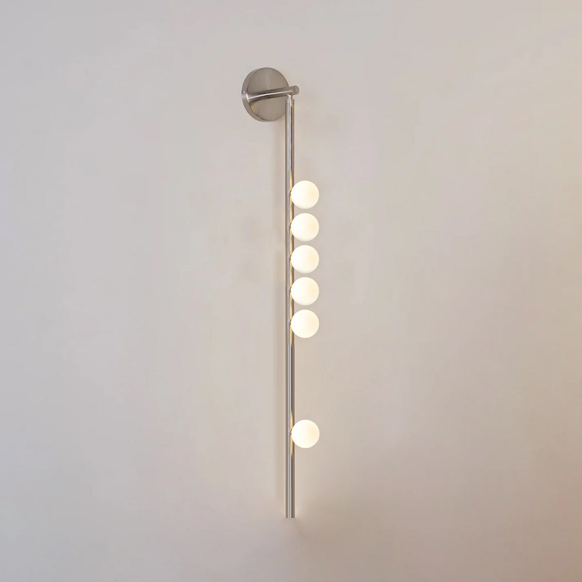 Rory Modern Minimalist Tube Brass Glass Wall Lamp - Letslighting