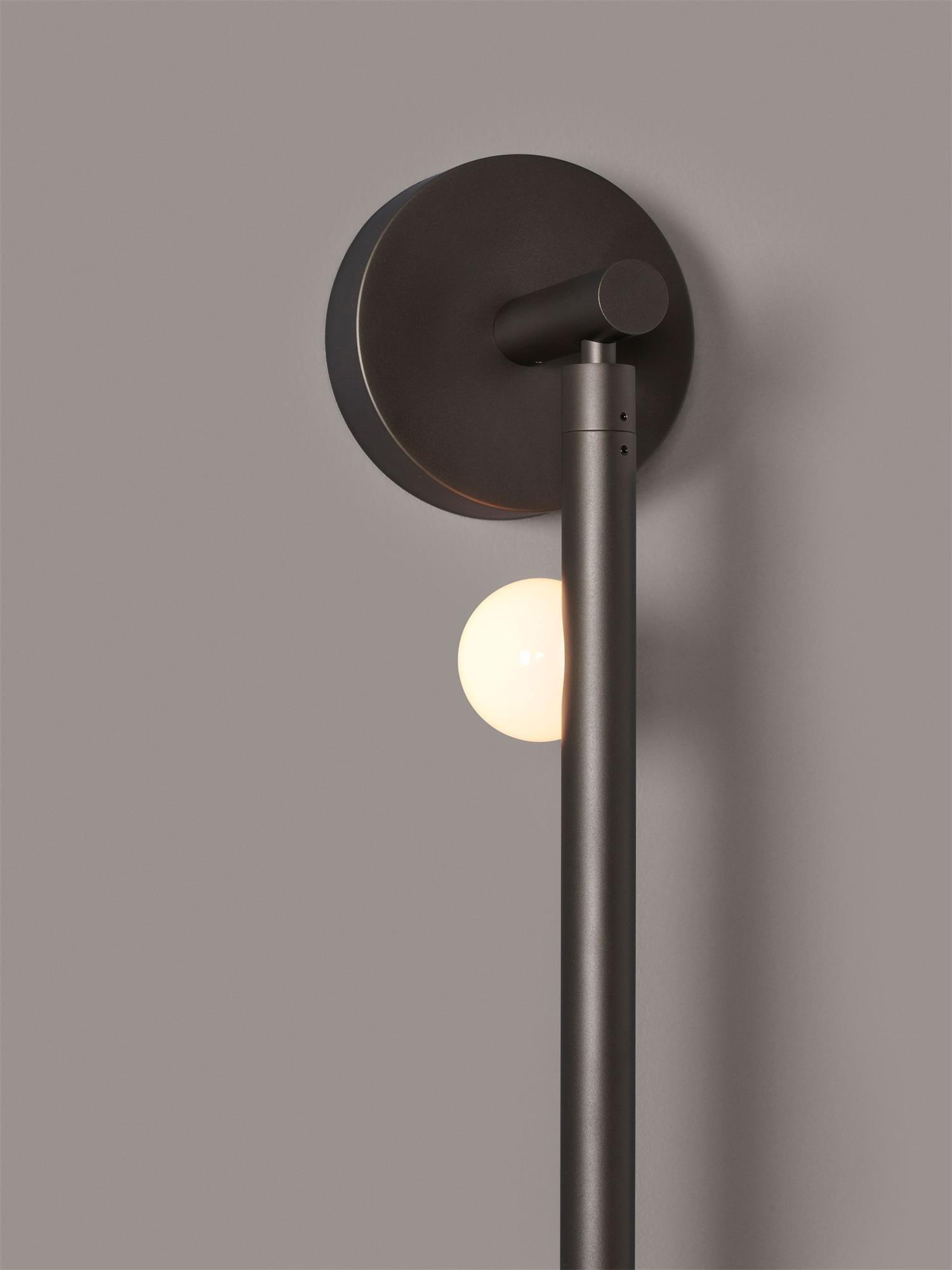 Rory Modern Minimalist Tube Brass Glass Wall Lamp - Letslighting