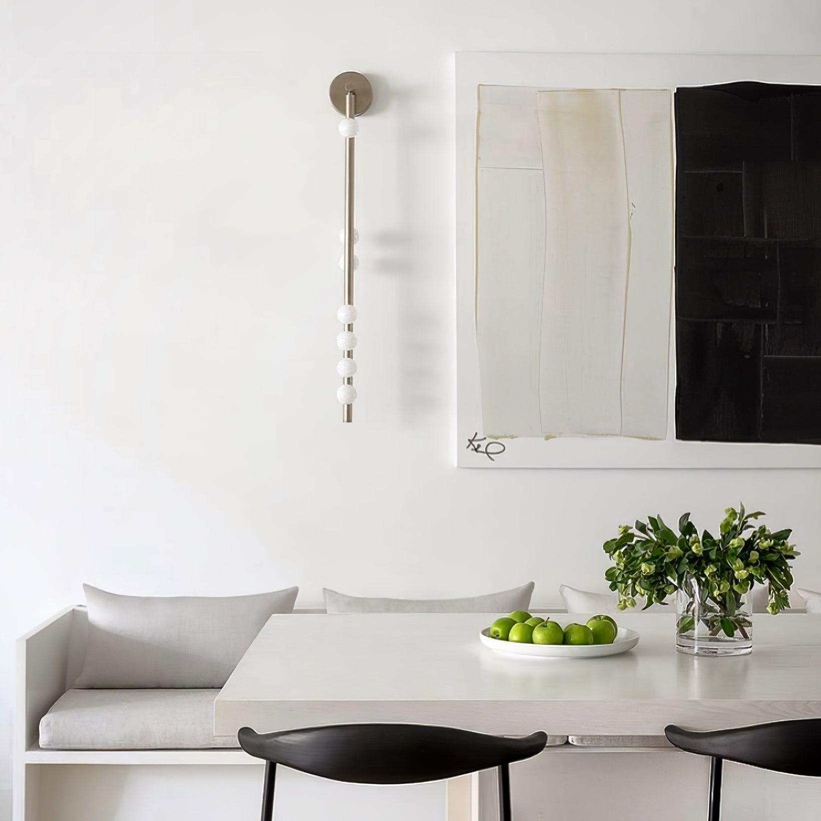Rory Modern Minimalist Tube Brass Glass Wall Lamp - Letslighting