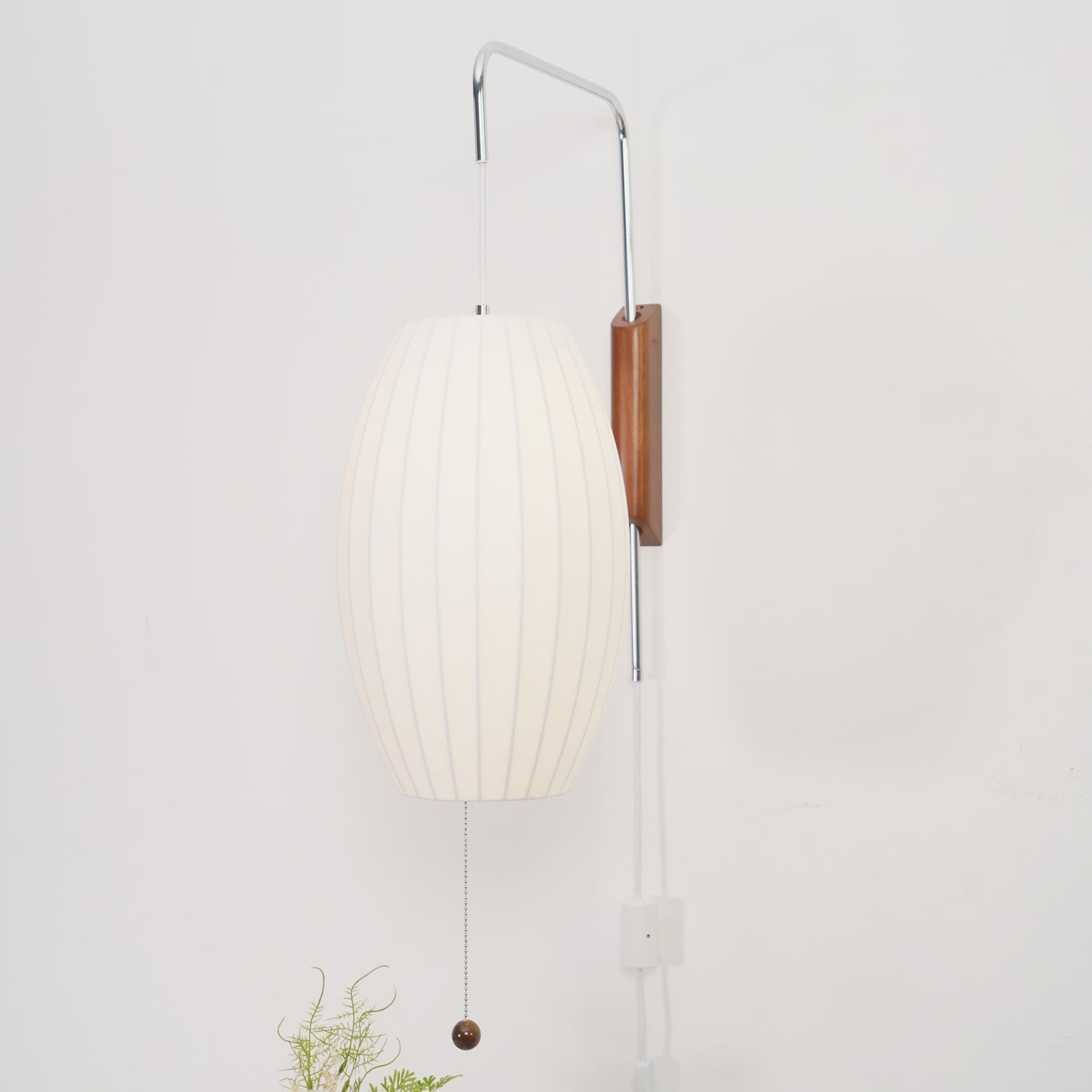 Lustra Wall Sconce Walnut Ball - Letslighting