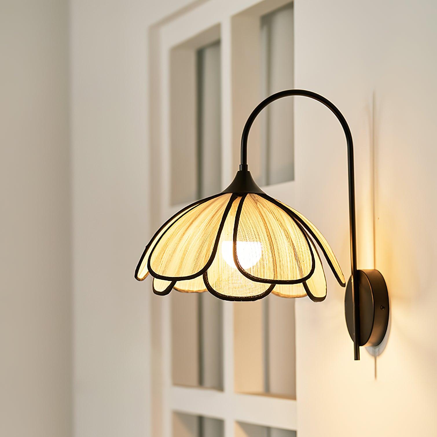 Ivsiliel Natural Burnt Petal Wall Lamp - Letslighting