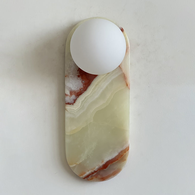 Idoraris Modern Minimalist Cyan Jade Sconce Wall Lamp - Letslighting