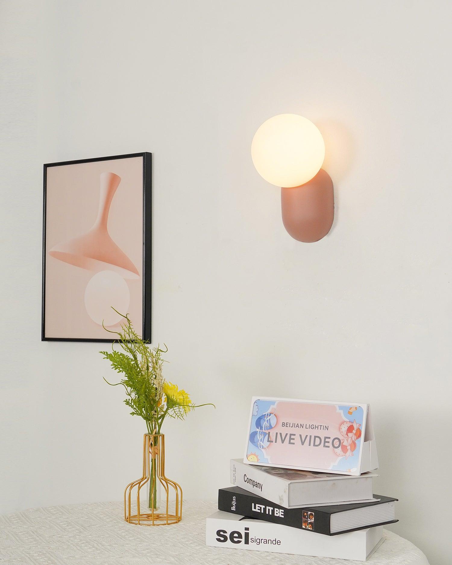 Lunara Minimalist Globe Wall Sconce - Neutralighting