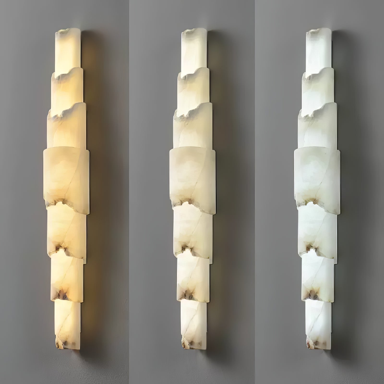 Elara Multi-layer Alabaster Wall Light - Neutralighting