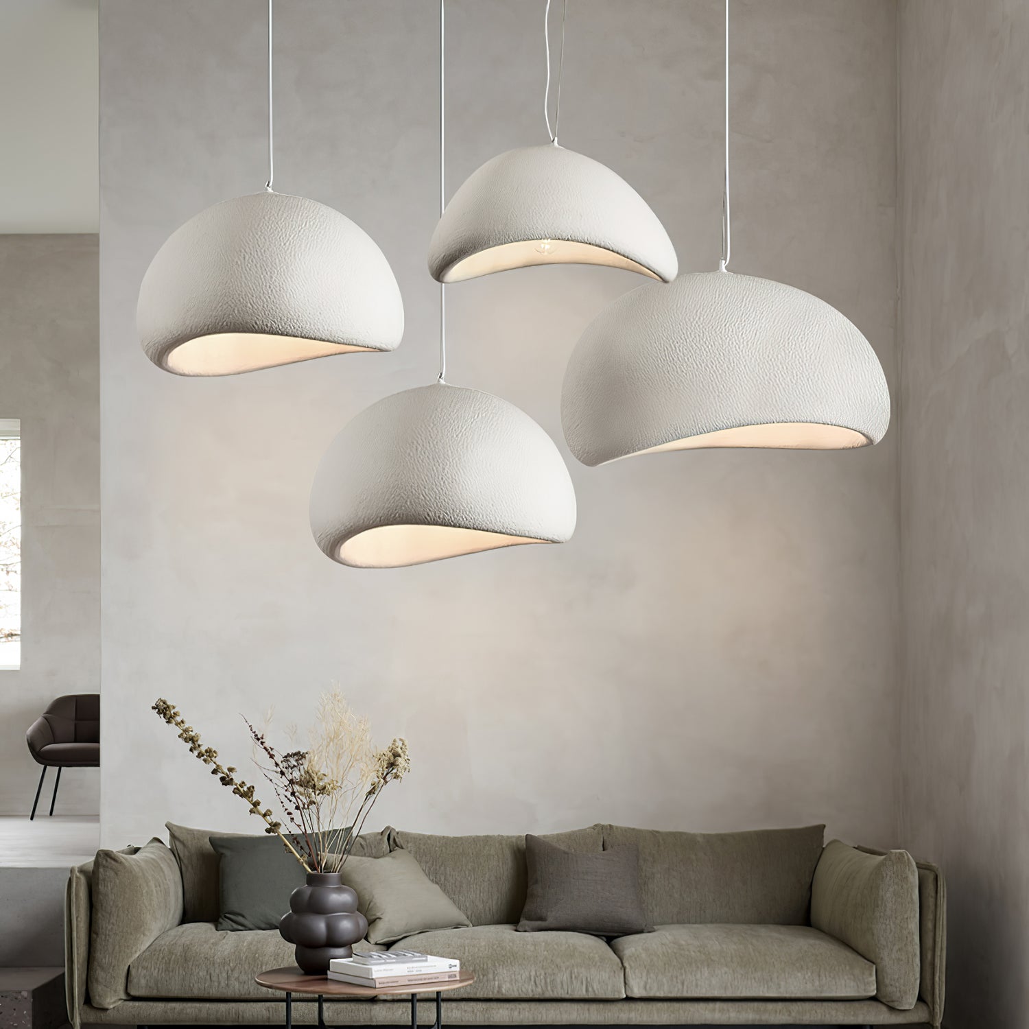 Lustra Pendant Light Cloud Swag Wabi-Sabi - Letslighting