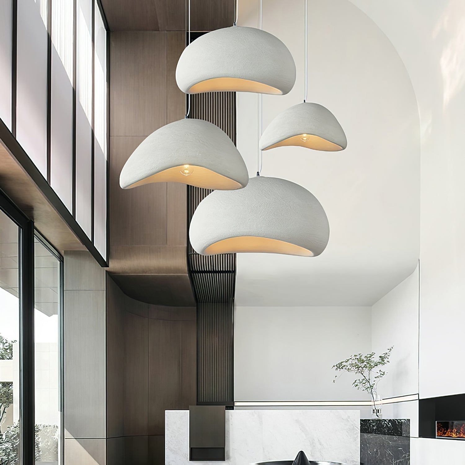 Lustra Pendant Light Cloud Swag Wabi-Sabi - Letslighting