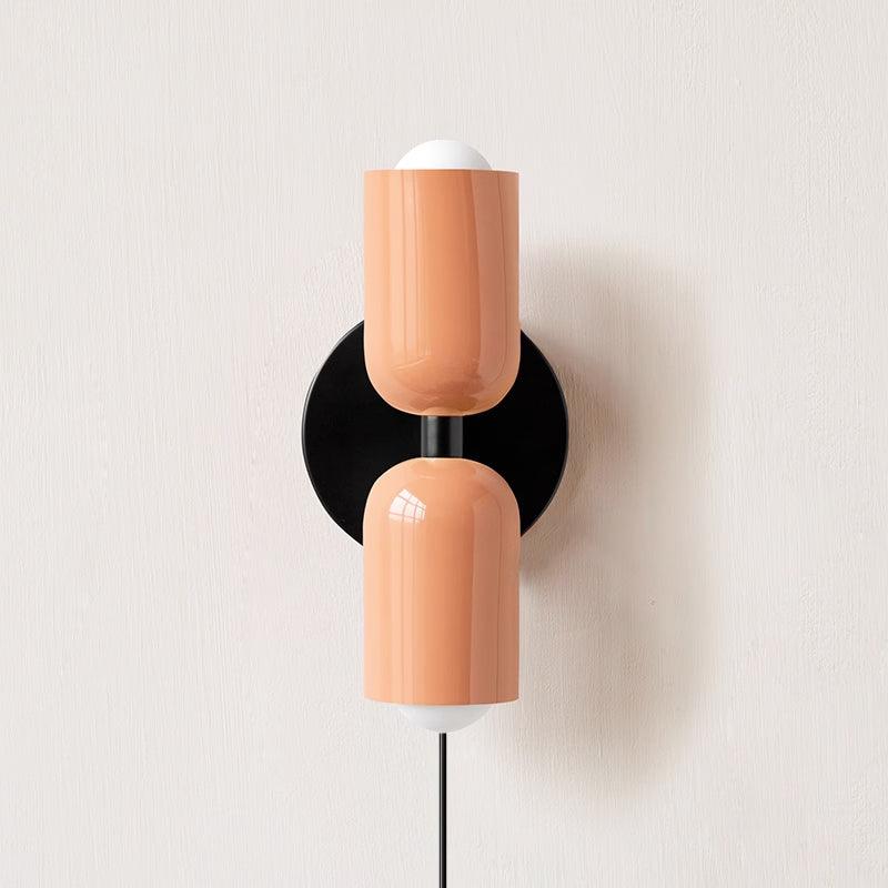Lustra Wall Lamp Green Black Minimalist Plug-In - Neutralighting