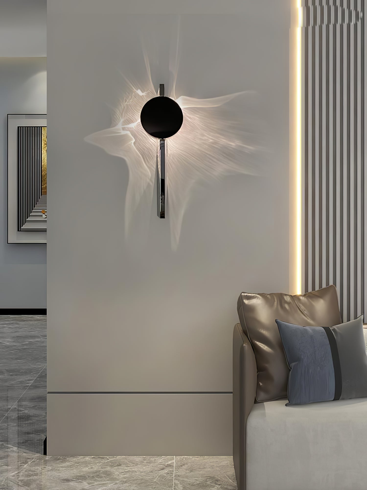 Gardner Applique Murale Créative Lumière et Ombre - Neutralighting