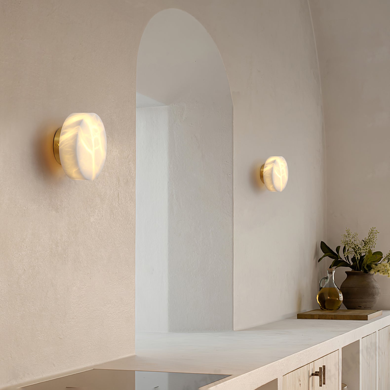 Olzorira Alabaster Wall Light - Neutralighting