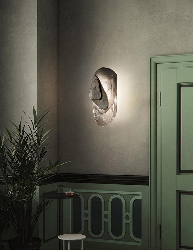Blind Applique Murale en Verre Art Nordic Premium - Neutralighting