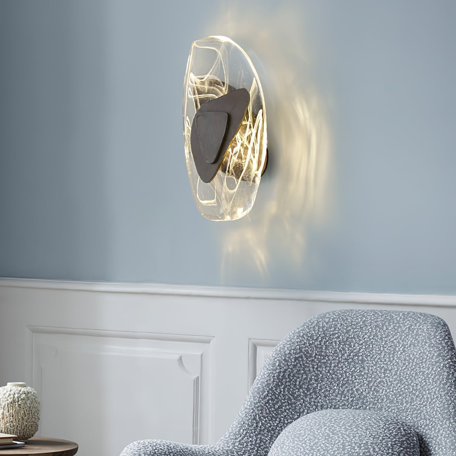 Blind Applique Murale en Verre Art Nordic Premium - Neutralighting